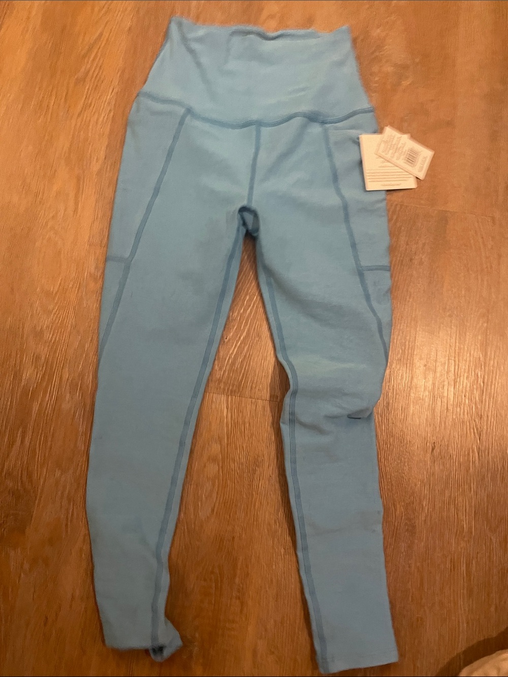 Beyond Yoga Light Blue High-Waist Leggings
